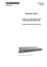 Предварительный просмотр 1 страницы TANDBERG TT1280 Reference Manual