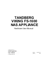 TANDBERG Viking FS-1600 Hardware User Manual preview