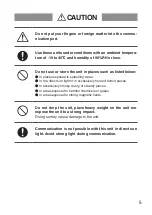 Preview for 6 page of T&D Thermo Recorder TR-50C User Manual