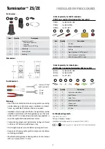 Preview for 2 page of T&D THERMON Terminator ZS-L-XP Installation Procedures Manual