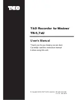 T&D TR-5xU Series User Manual preview