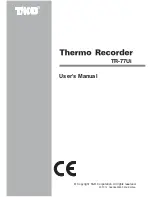 T&D TR-77Ui User Manual preview