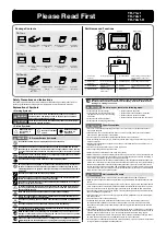 T&D TR-7wf Series Read First preview