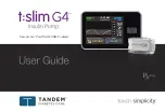 Tandem t:slim G4 User Manual preview