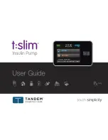 Tandem T:Slim User Manual preview