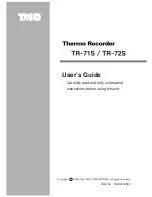 Preview for 1 page of Tando TR-71S User Manual