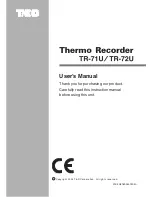 Tando TR-71U User Manual предпросмотр