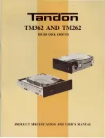 Tandon TM362 Manual preview