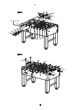 Preview for 5 page of T&R Sports 5FT FOOSBALL TABLE Assembly Instruction Manual