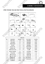 Preview for 5 page of T&R Sports T25CM User Manual