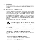 Preview for 12 page of T&R KV6-80 Operating And Maintenance Manual