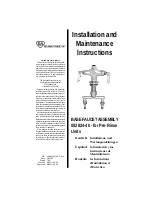 Предварительный просмотр 1 страницы T&S 002824-40 Installation And Maintenance Instructions Manual