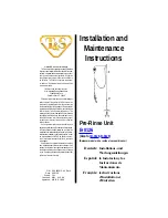 T&S B-0126 Installation And Maintenance Instructions Manual preview