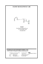 Предварительный просмотр 7 страницы T&S B-0220 Installation And Maintenance Instructions Manual