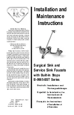 T&S B-0230-BST Installation And Maintenance Instructions Manual preview