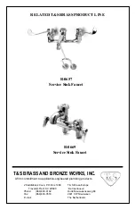 Preview for 12 page of T&S B-0230-BST Installation And Maintenance Instructions Manual