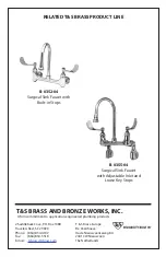 Preview for 8 page of T&S B-0230 Installation And Maintenance Instructions Manual