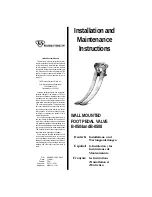 T&S B-0504 Installation And Maintenance Instructions Manual предпросмотр