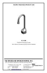 Предварительный просмотр 8 страницы T&S B-0805 Series Installation And Maintenance Instructions Manual