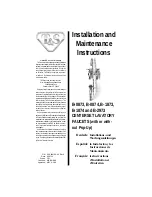 Preview for 13 page of T&S B-0868-04 Installation And Maintenance Instructions Manual