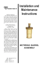 Preview for 13 page of T&S B-0873 Installation And Maintenance Instructions Manual