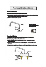 Preview for 4 page of T&S B-1100 SERIES Installation And Maintenance Instructions Manual