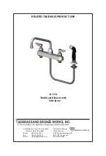 Preview for 9 page of T&S B-1100 SERIES Installation And Maintenance Instructions Manual