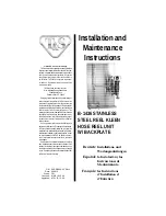 Preview for 1 page of T&S B-1436 Installation And Maintenance Instructions Manual