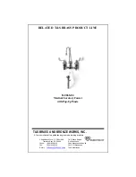 Предварительный просмотр 12 страницы T&S B-2850 Series Installation And Maintenance Instructions Manual