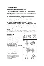 Предварительный просмотр 4 страницы T&S equip 098-014508-45 Installation And Maintenance Instructions Manual