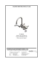 Preview for 6 page of T&S EVERSTEEL S-1100 Series Installation And Maintenance Instructions Manual