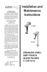 T&S EVERSTEEL S-1200 Series Installation And Maintenance Instructions Manual preview