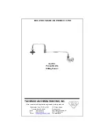 Preview for 8 page of T&S Wok Wand B-0575 Installation And Maintenance Instructions Manual