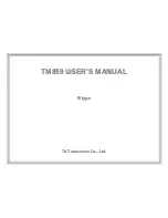 T&T Industries Co TM889 B Type User Manual preview