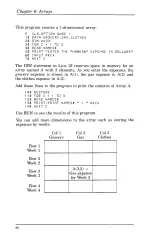 Предварительный просмотр 62 страницы Tandy 1000 MS-DOS Basic Reference Manual