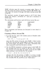 Preview for 73 page of Tandy 1000 MS-DOS Basic Reference Manual