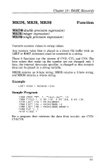 Preview for 223 page of Tandy 1000 MS-DOS Basic Reference Manual