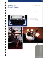 Tandy 102 Owner'S Manual preview