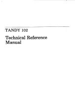 Preview for 2 page of Tandy 102 Technical Reference Manual