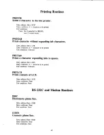 Preview for 48 page of Tandy 102 Technical Reference Manual