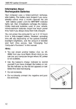 Предварительный просмотр 12 страницы Tandy 1500HD User Manual