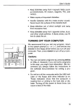 Предварительный просмотр 15 страницы Tandy 1500HD User Manual