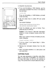 Предварительный просмотр 47 страницы Tandy 1500HD User Manual