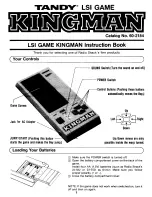 Preview for 1 page of Tandy 60-2184 Instruction Book