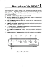 Предварительный просмотр 9 страницы Tandy DCM-7 Operation Manual