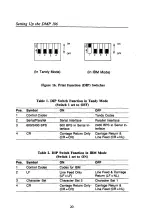 Предварительный просмотр 28 страницы Tandy DMP 106 Operation Manual