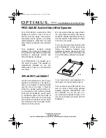 Tandy OPTIMUS PRO-X44AV Manual preview