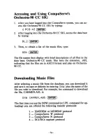 Предварительный просмотр 82 страницы Tandy Orchestra-90 CC Owner'S Manual