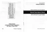 Tandy Radio Shack 63-712 Owner'S Manual preview