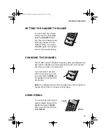 Предварительный просмотр 19 страницы Tandy RadioShack Sprint SP-805 Owner'S Manual